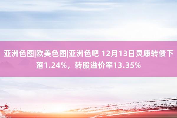 亚洲色图|欧美色图|亚洲色吧 12月13日灵康转债下落1.24%，转股溢价率13.35%